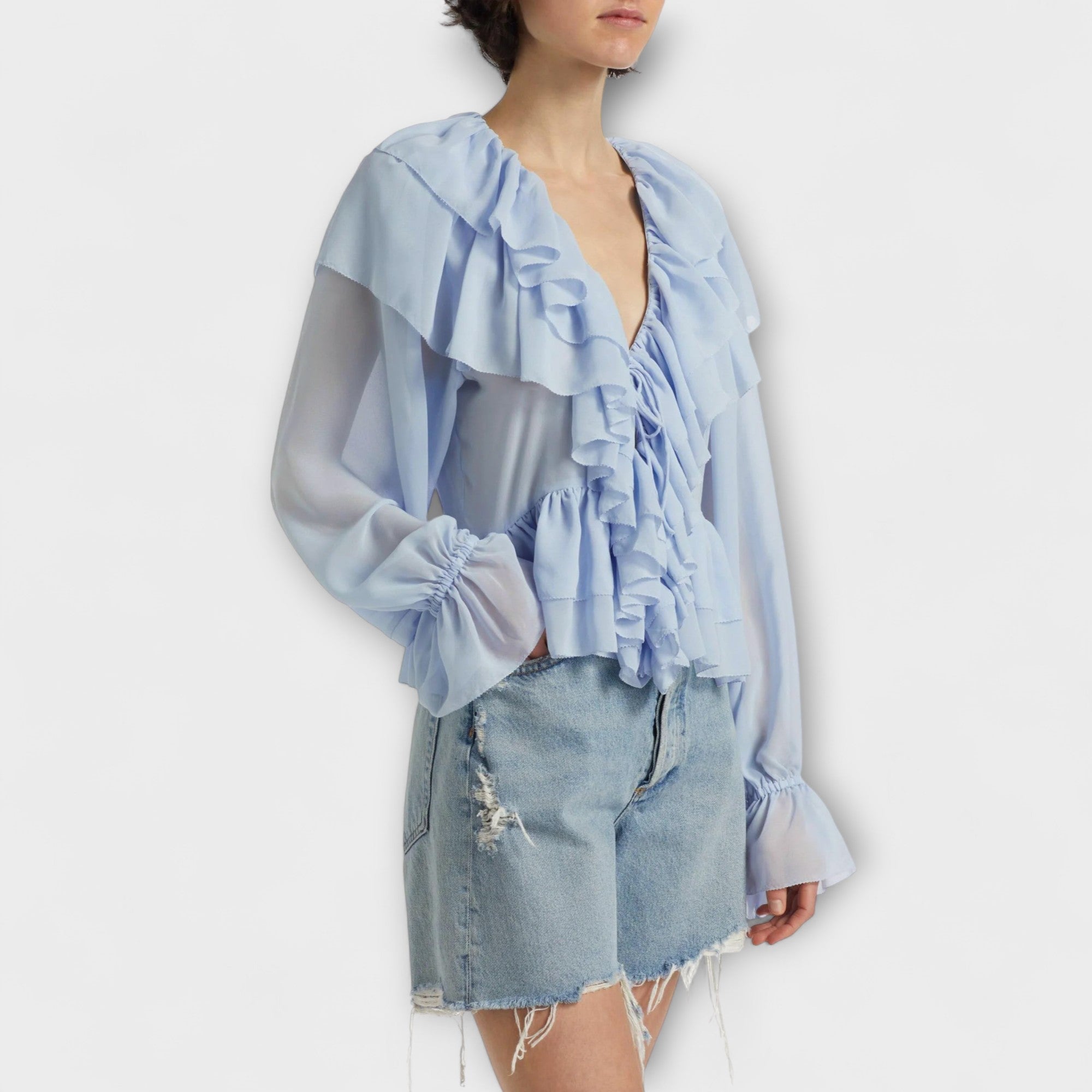 Martha - Ruffle Shirt Soraya