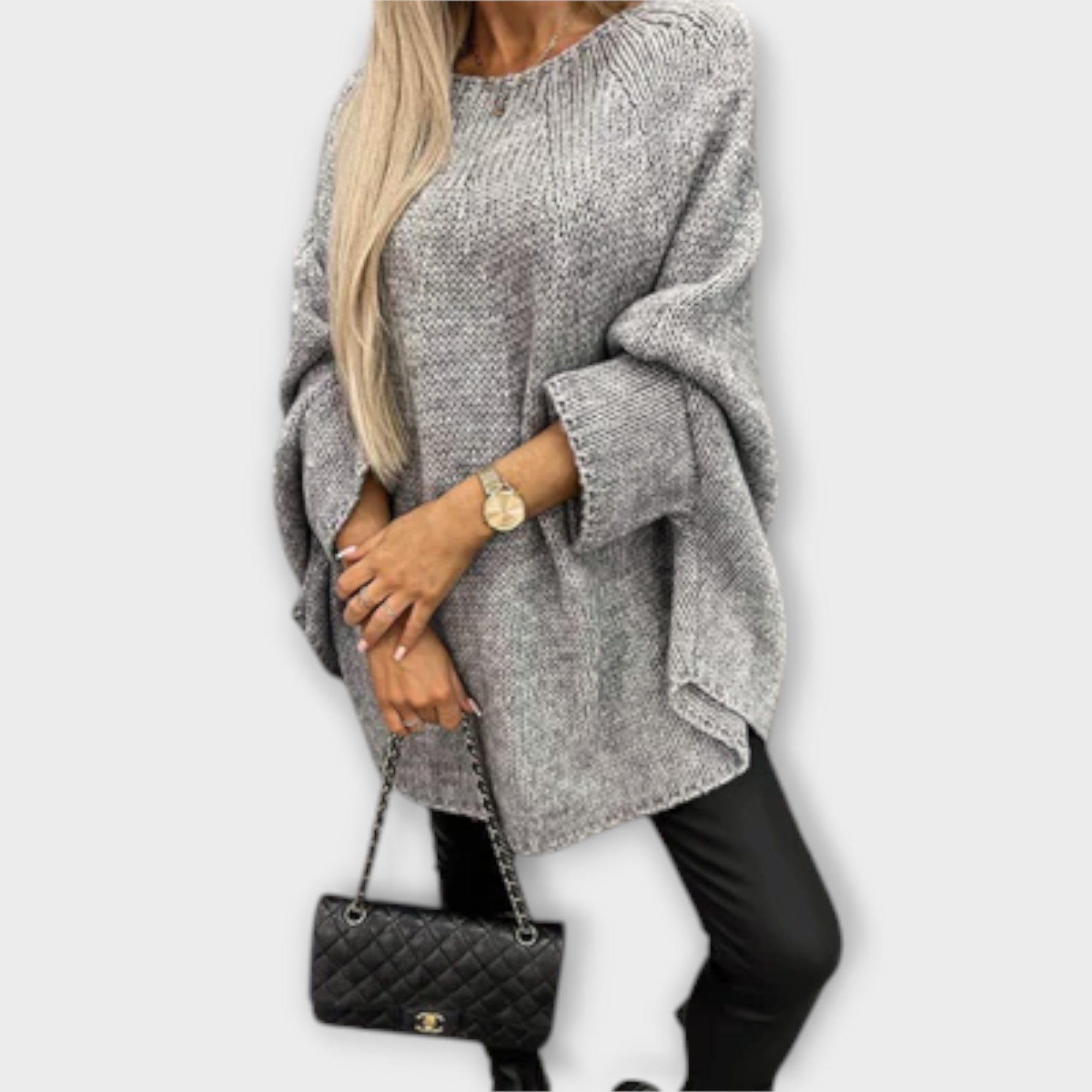 Isabelle - Stylish Women's Sweater with Round Neck