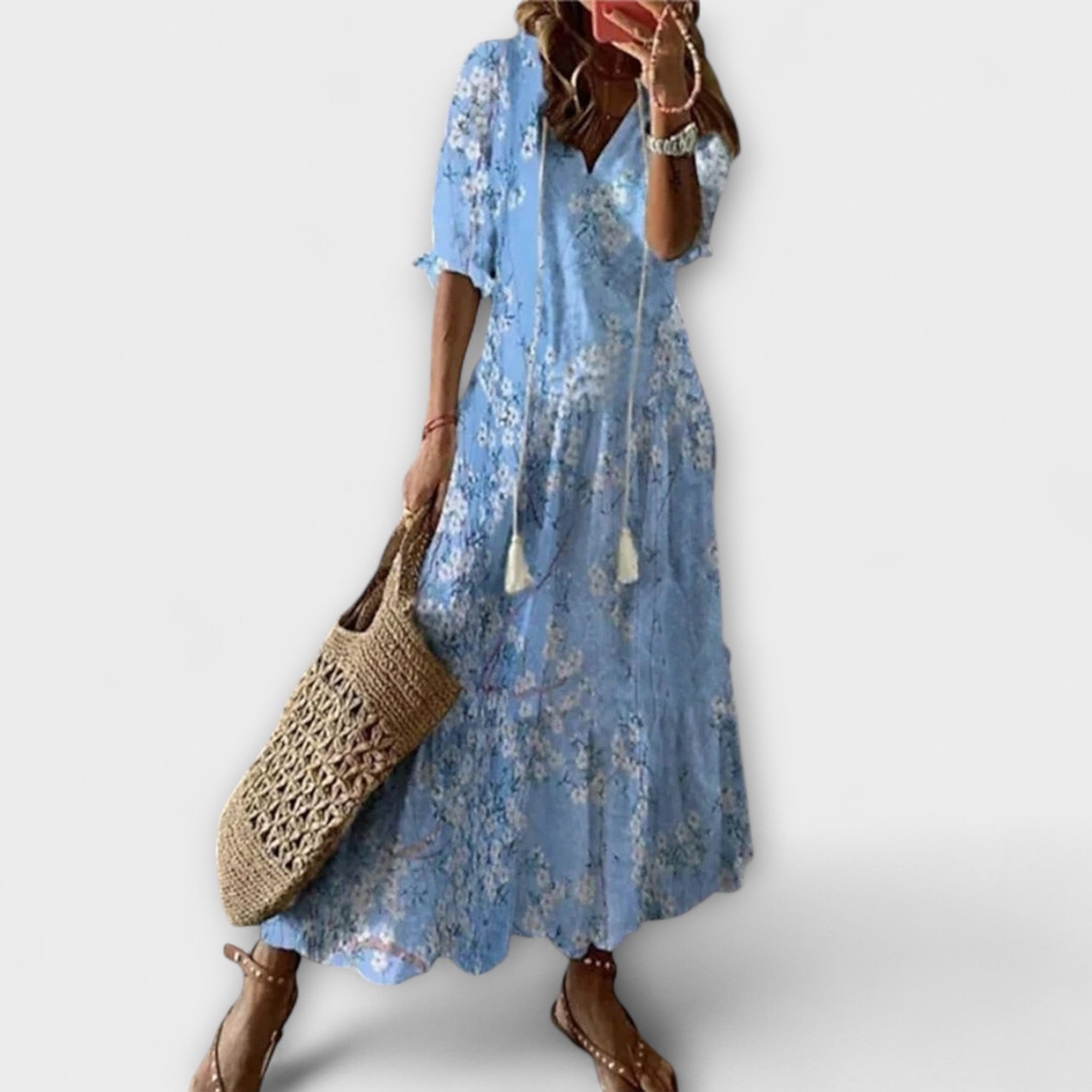 Anna – Women's boho summer dress with a relaxed silhouette
