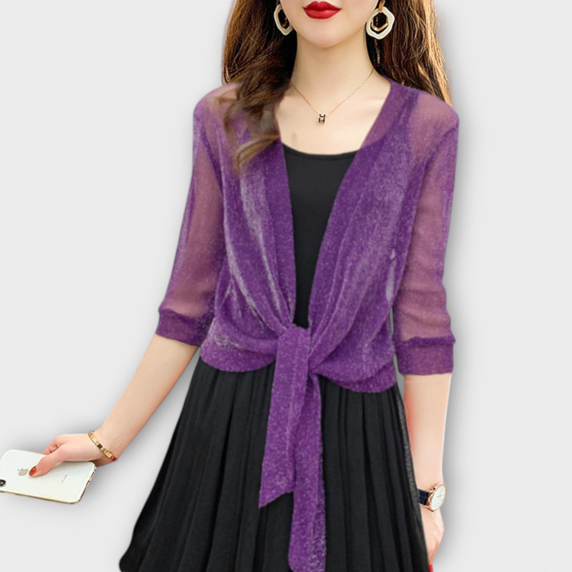 Olivia - Blouse with Open Front